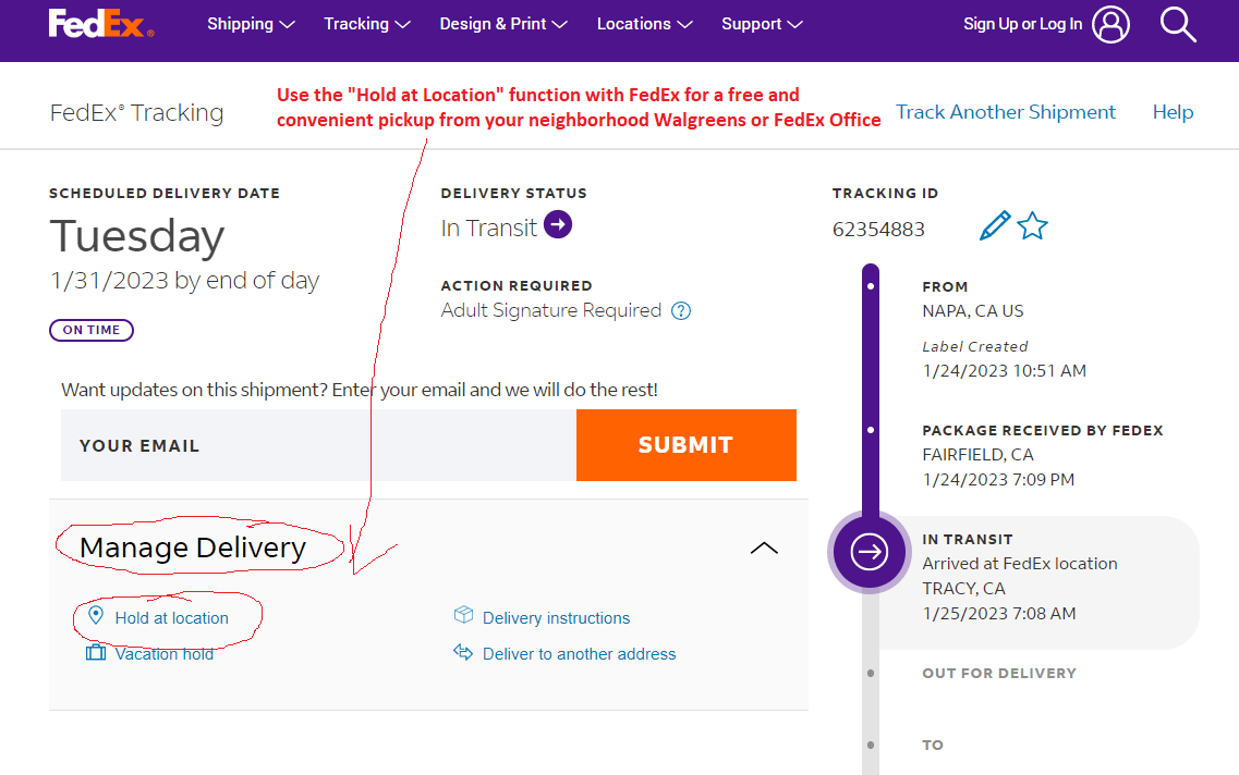 Shipping FAQ Calluna Vineyards